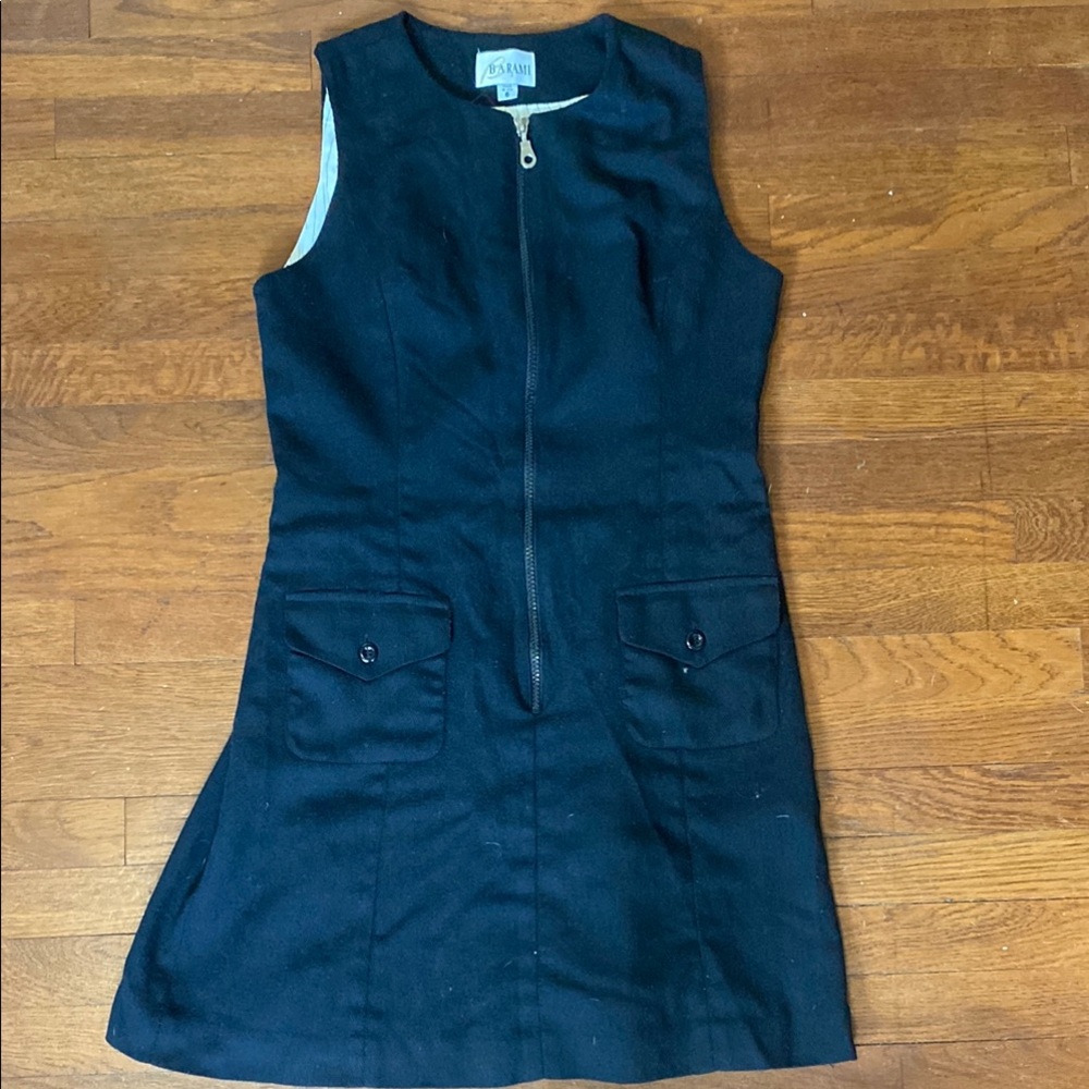 Elegant Black Sleeveless Mini Dress